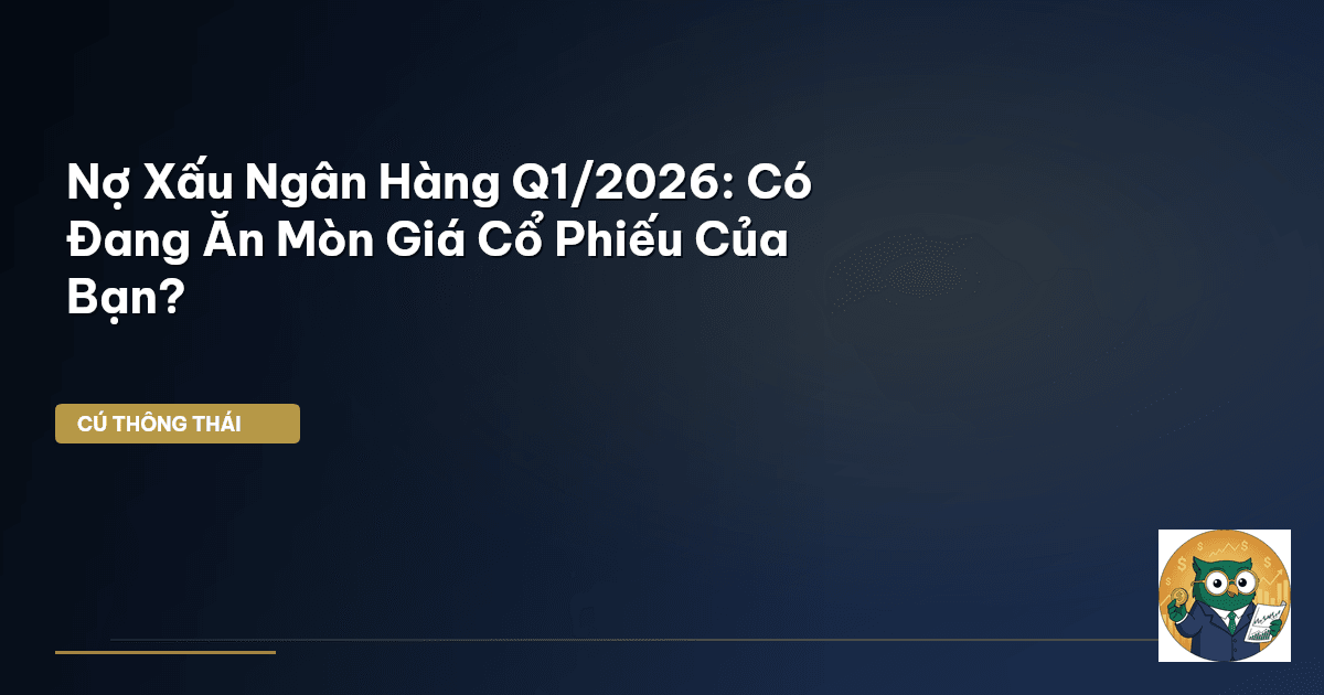 Nợ Xấu Ngân Hàng Q1/2026: Có Đang Ăn Mòn Giá Cổ Phiếu Của Bạn?