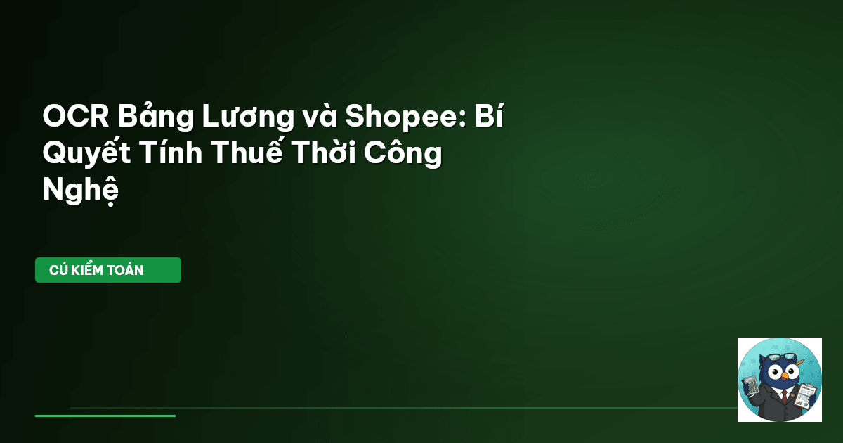 tính thuế Shopee