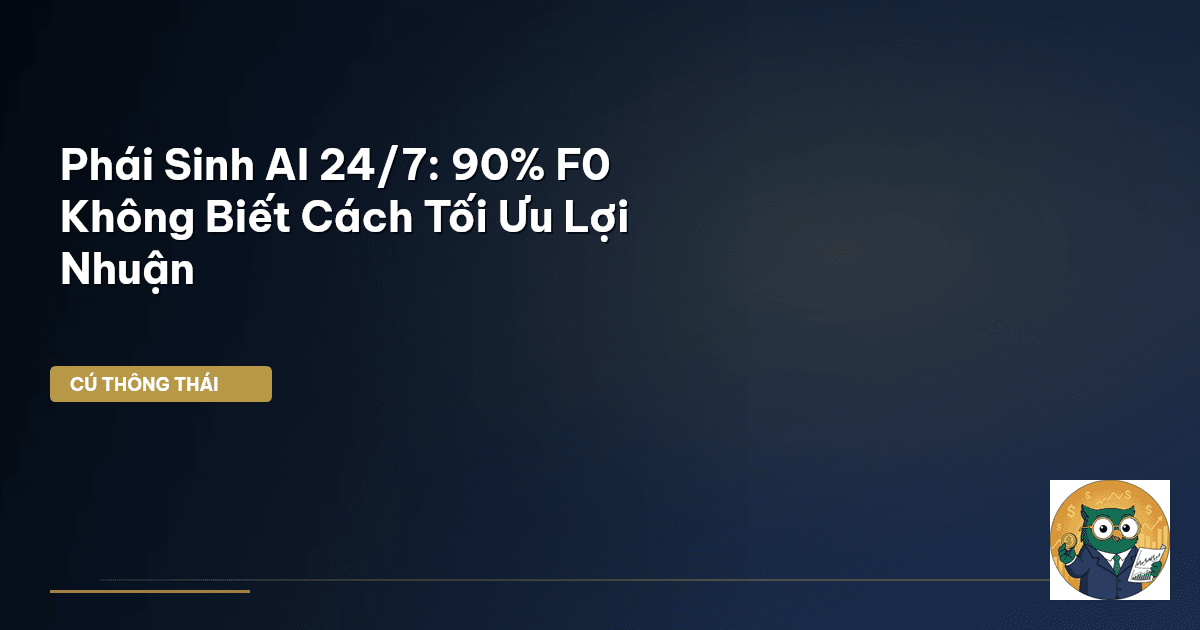 Phái Sinh AI 24/7: 90% F0 Không Biết Cách Tối Ưu Lợi Nhuận