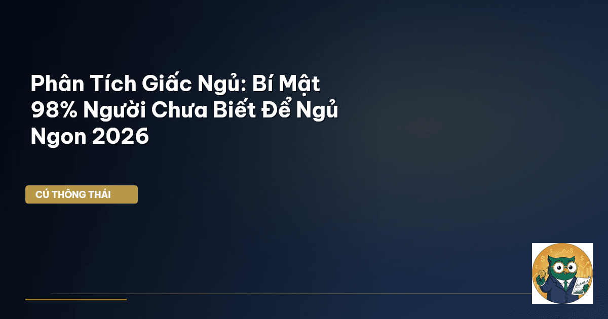 Phân Tích Giấc Ngủ: Bí Mật 98% Người Chưa Biết Để Ngủ Ngon 2026