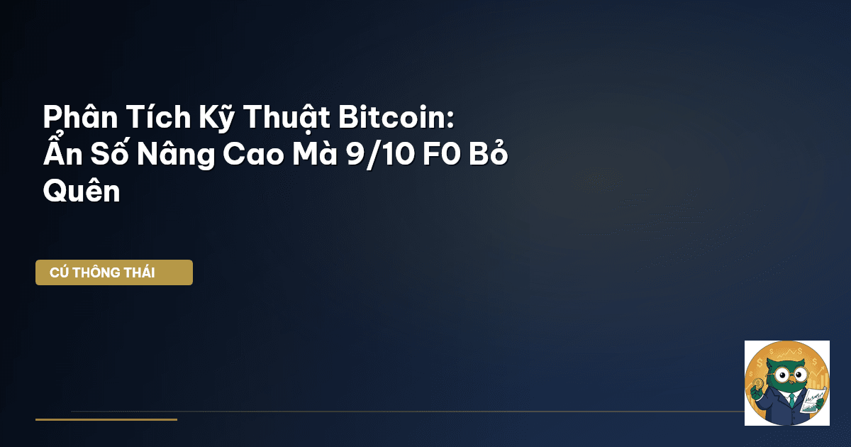 Phân Tích Kỹ Thuật Bitcoin: Ẩn Số Nâng Cao Mà 9/10 F0 Bỏ Quên