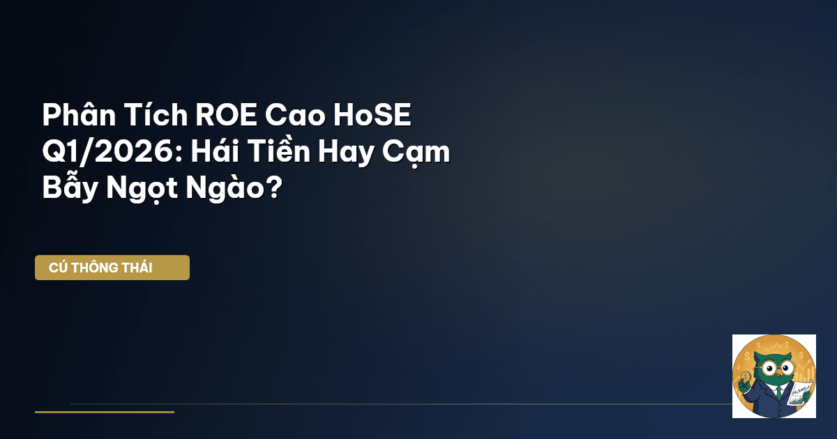 Phân Tích ROE Cao HoSE Q1/2026: Hái Tiền Hay Cạm Bẫy Ngọt Ngào?