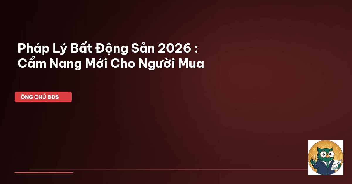 pháp lý bất động sản 2026