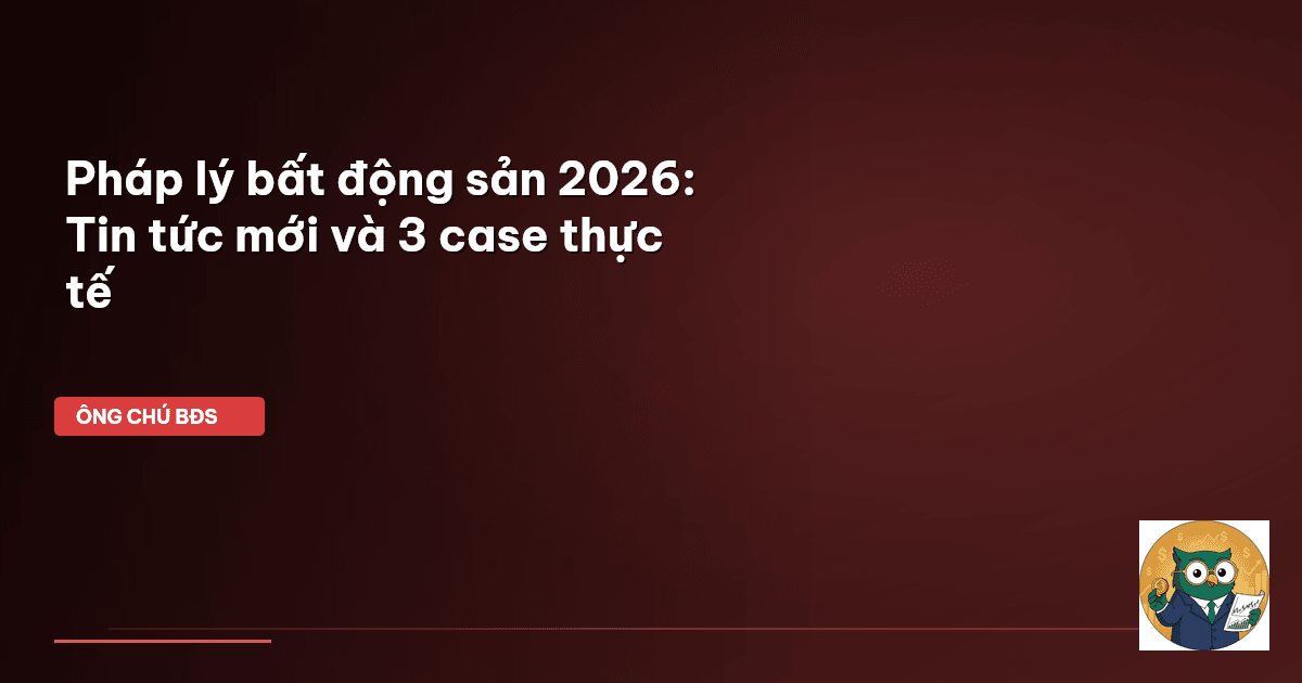 pháp lý bất động sản 2026
