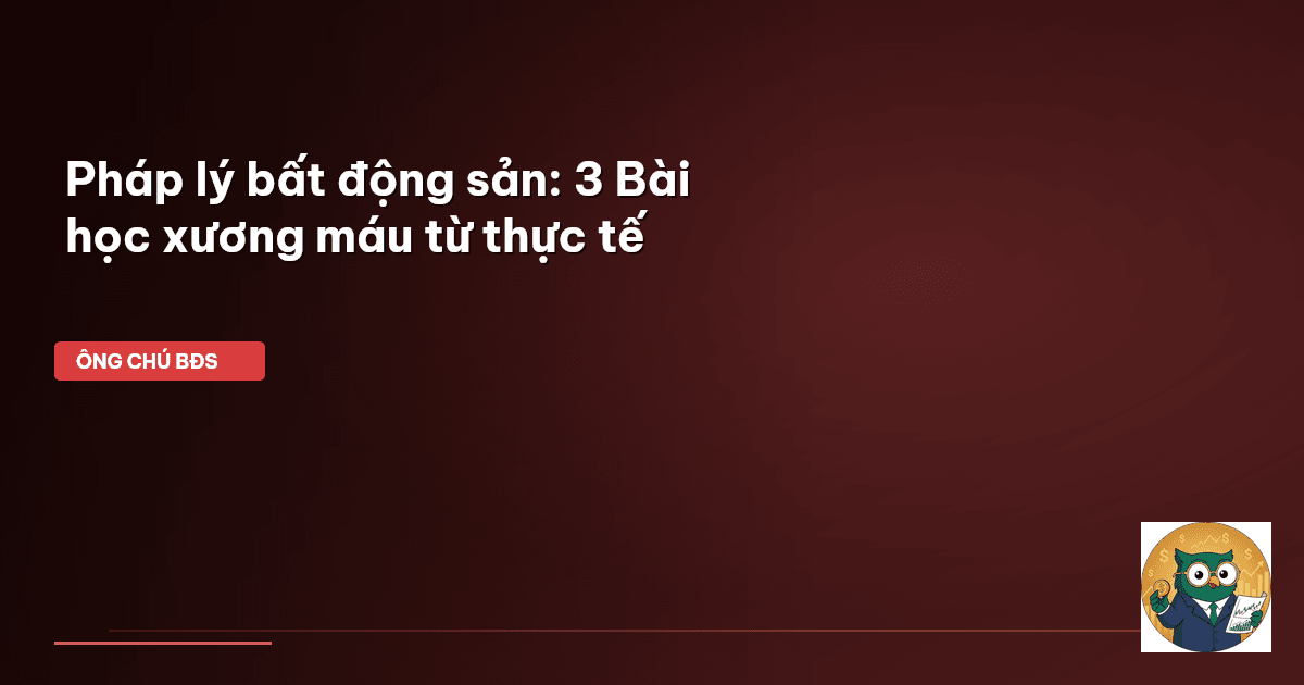 pháp lý bất động sản