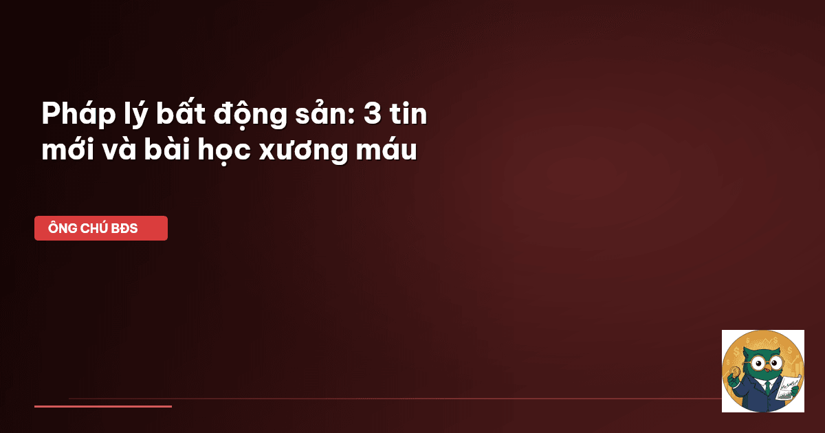 pháp lý bất động sản