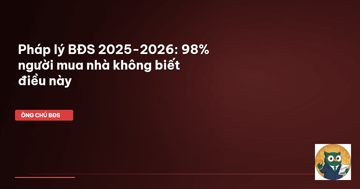 pháp lý bất động sản 2025