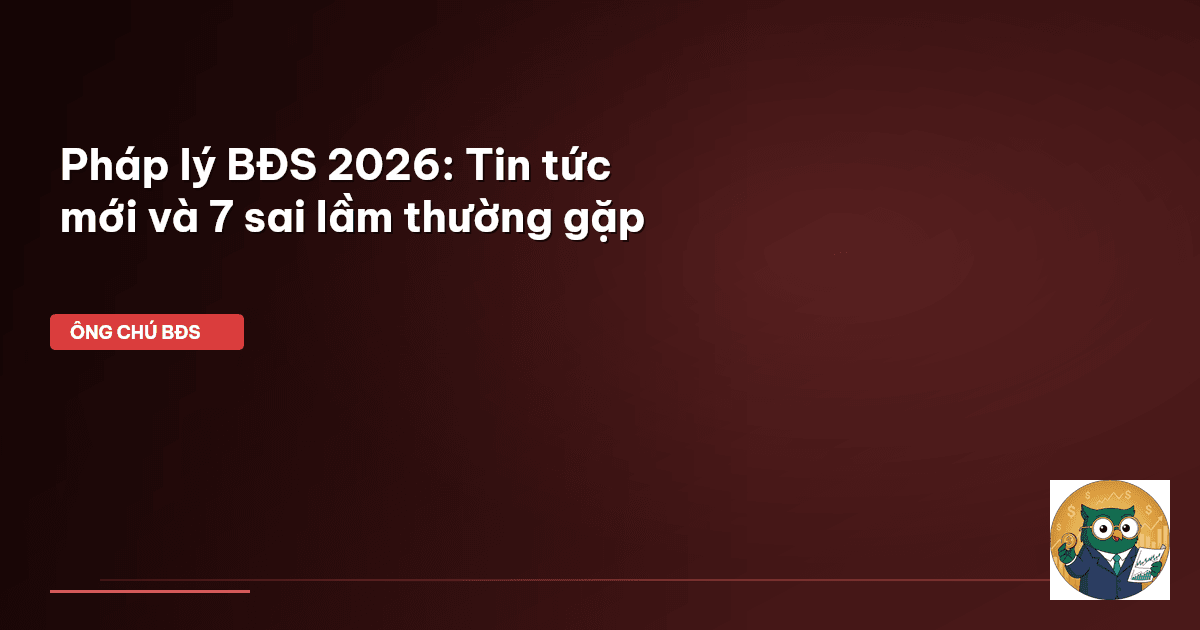pháp lý bất động sản 2026