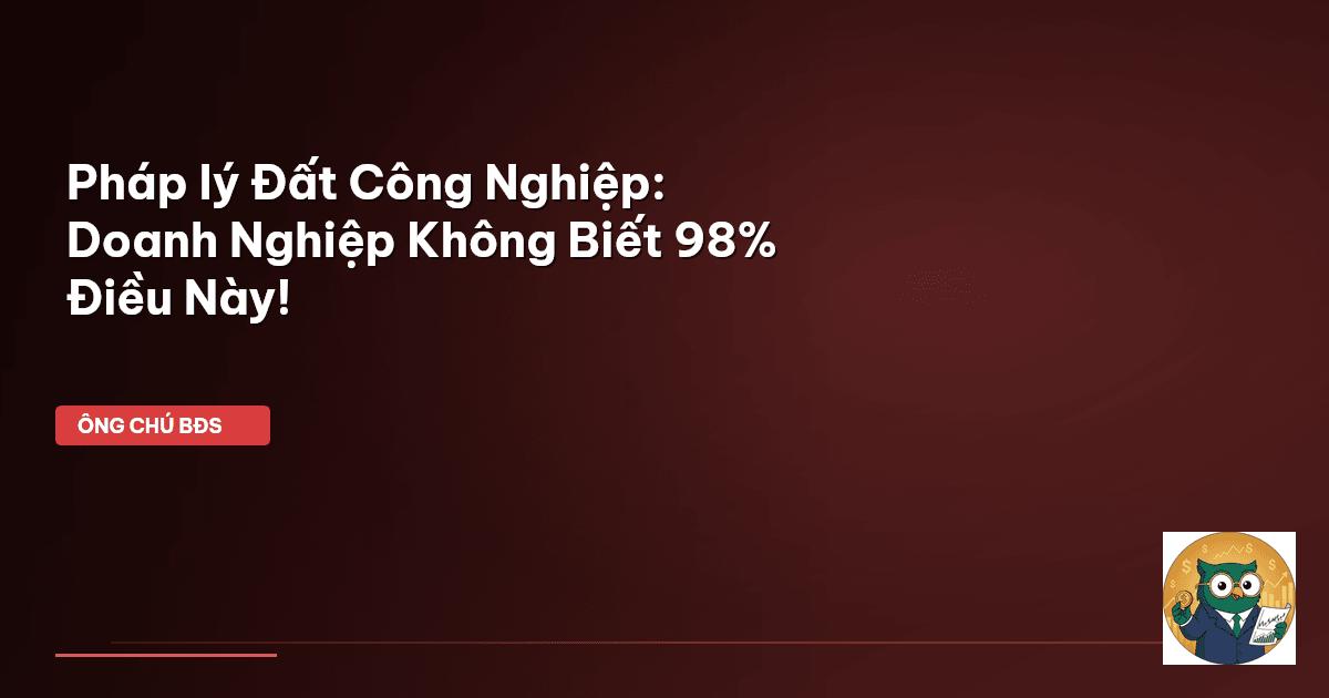 phap ly dat cong nghiep