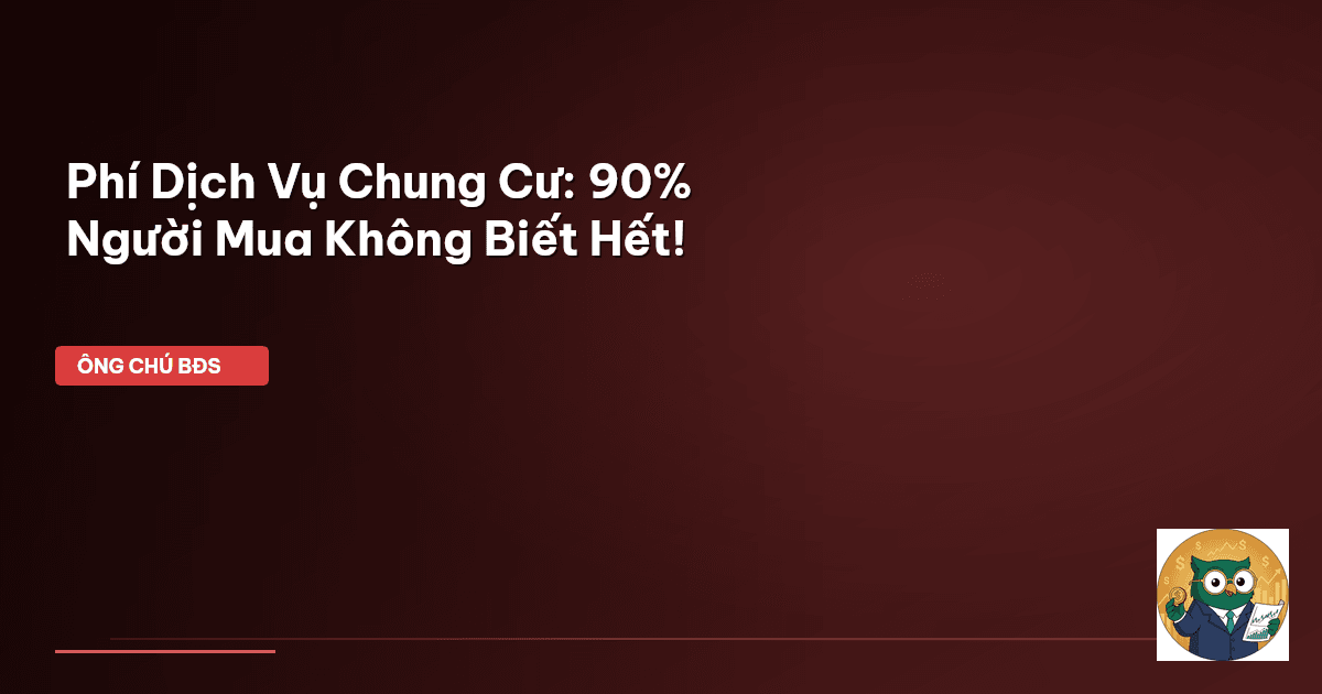 phí dịch vụ chung cư