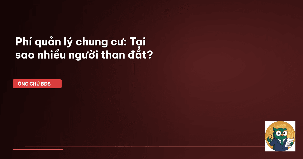 phí quản lý chung cư