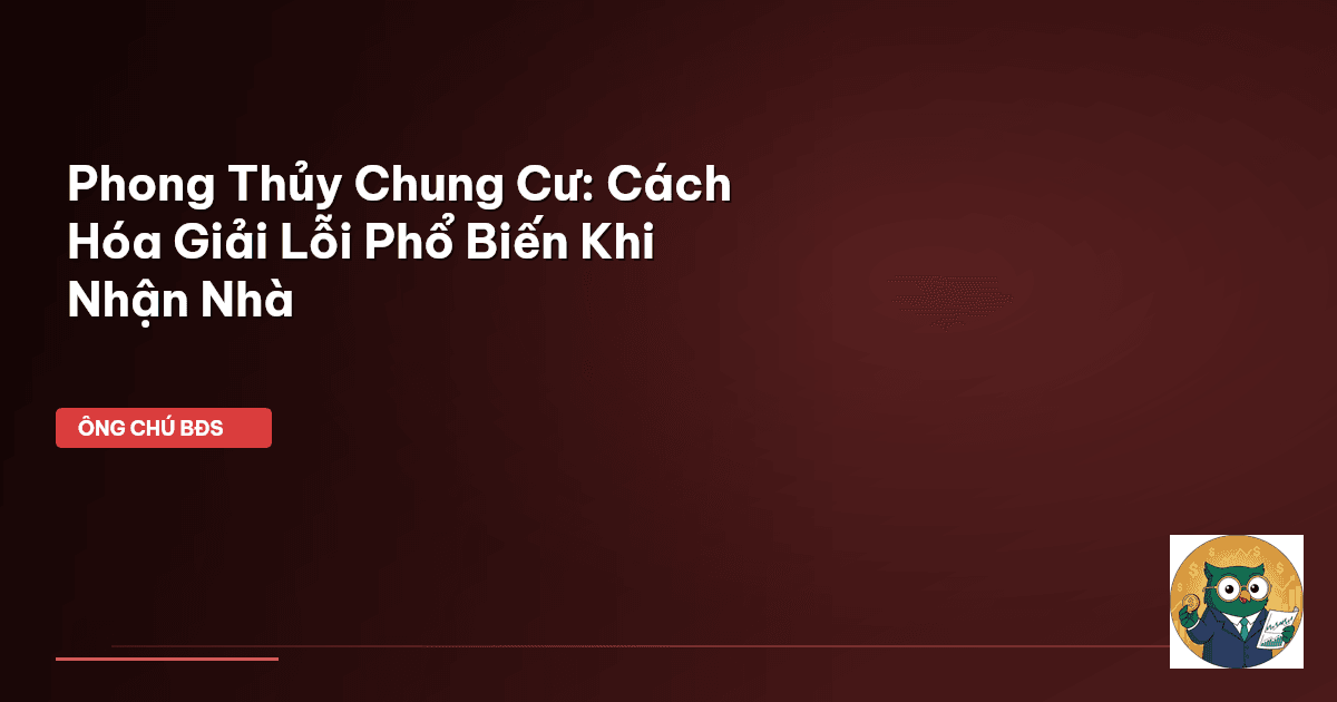 phong thủy chung cư