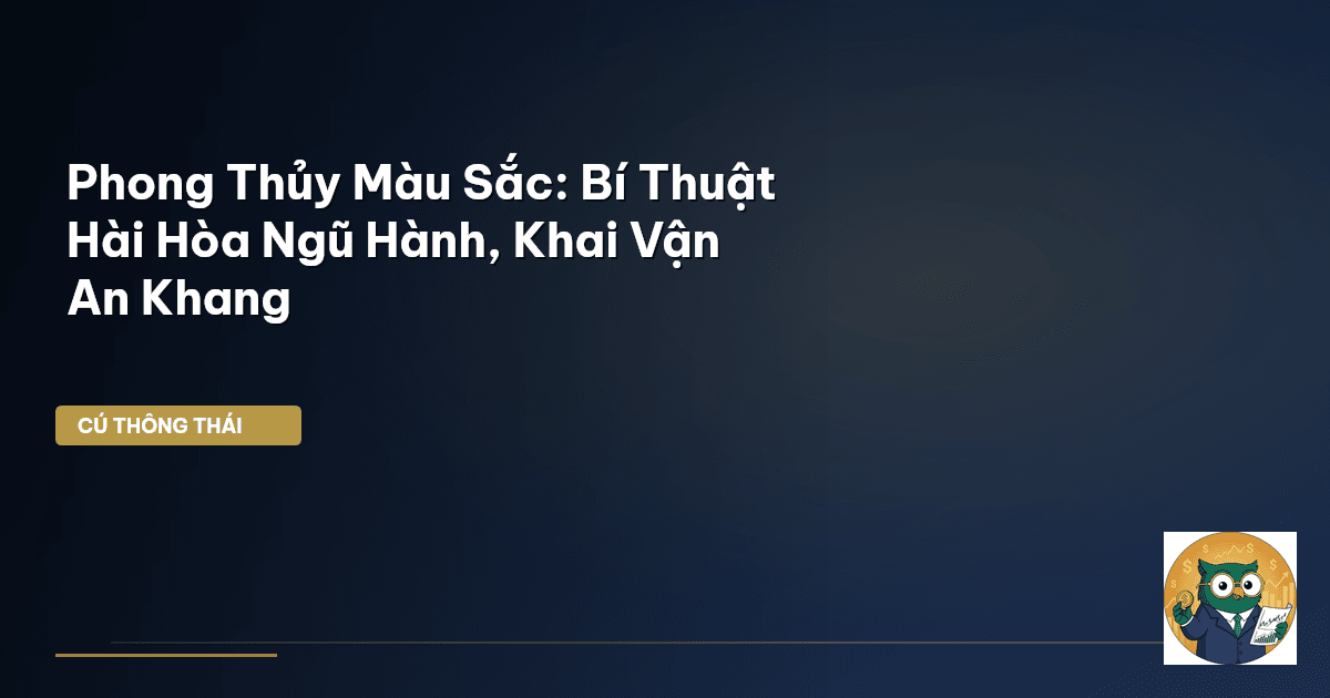 Phong Thủy Màu Sắc: Bí Thuật Hài Hòa Ngũ Hành, Khai Vận An Khang