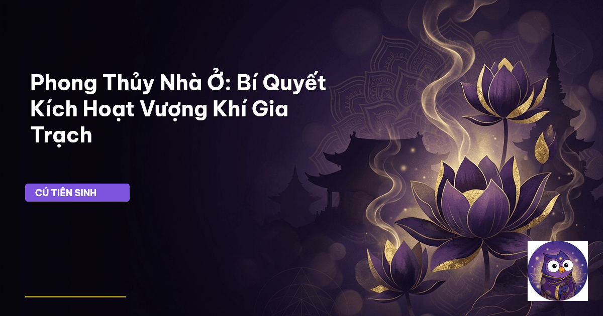 phong thủy nhà ở
