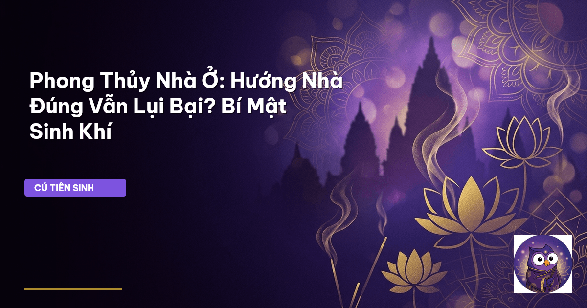 phong thủy nhà ở