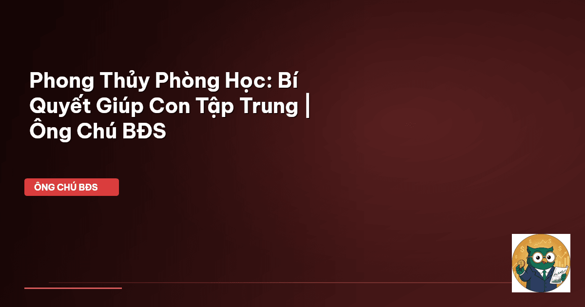 phong thủy phòng học