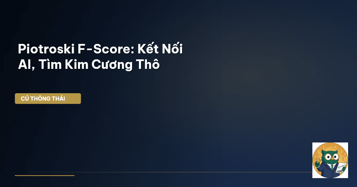 Piotroski F-Score: Kết Nối AI, Tìm Kim Cương Thô