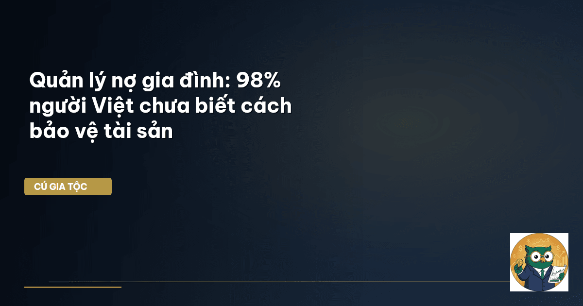 quản lý nợ gia đình