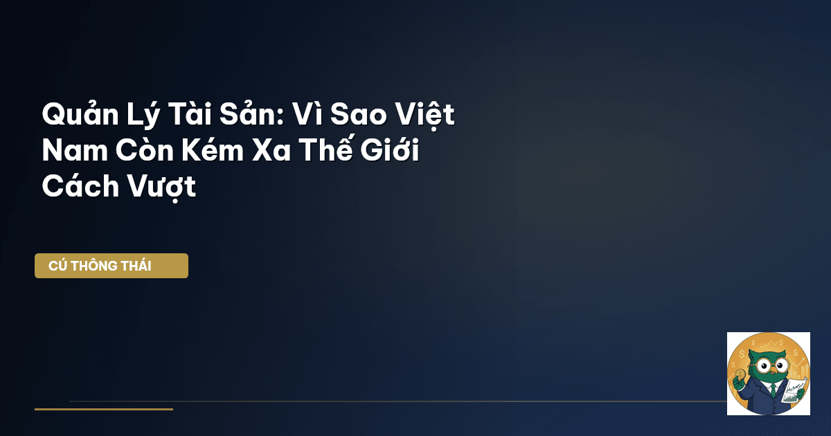 Quản Lý Tài Sản: Vì Sao Việt Nam Còn Kém Xa Thế Giới & Cách Vượt