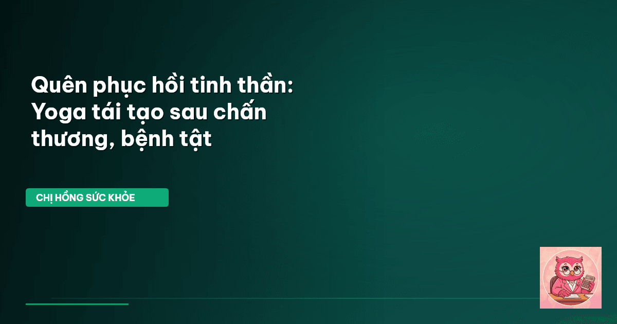 yoga phục hồi