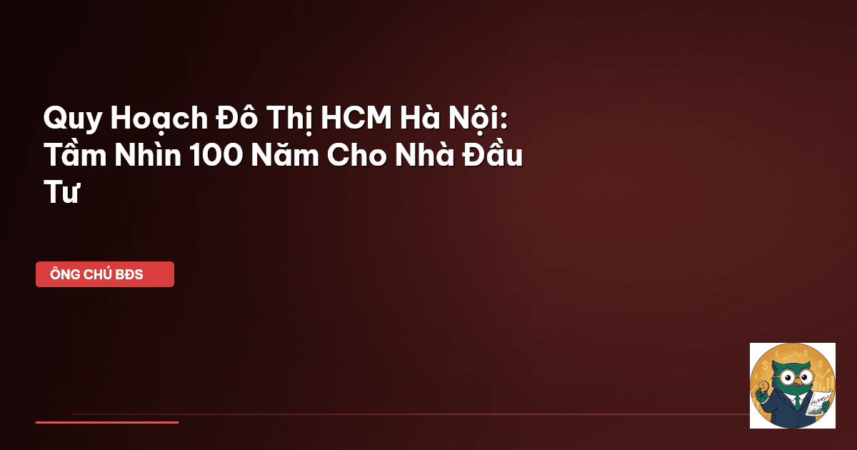 quy hoạch đô thị HCM