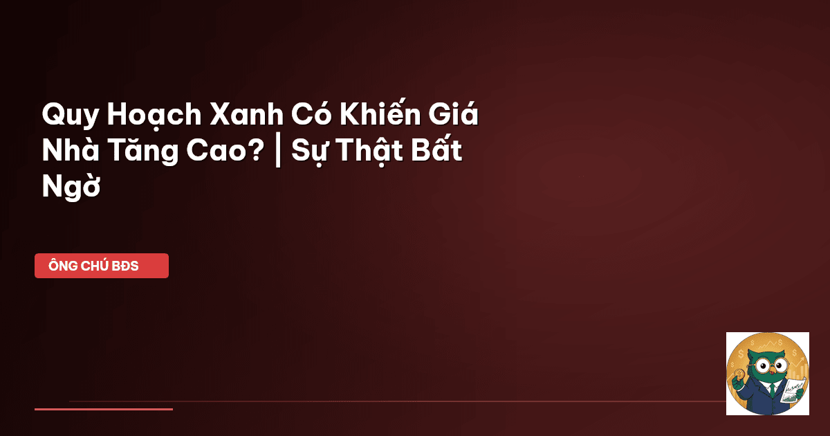 quy hoạch xanh đô thị