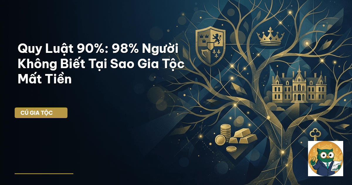Quy Luật 90%: 98% Người Không Biết Tại Sao Gia Tộc Mất Tiền