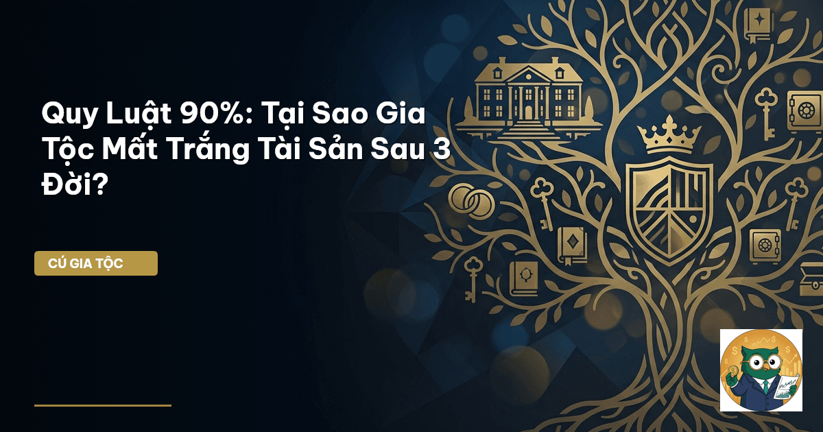 Quy Luật 90%: Tại Sao Gia Tộc Mất Trắng Tài Sản Sau 3 Đời?