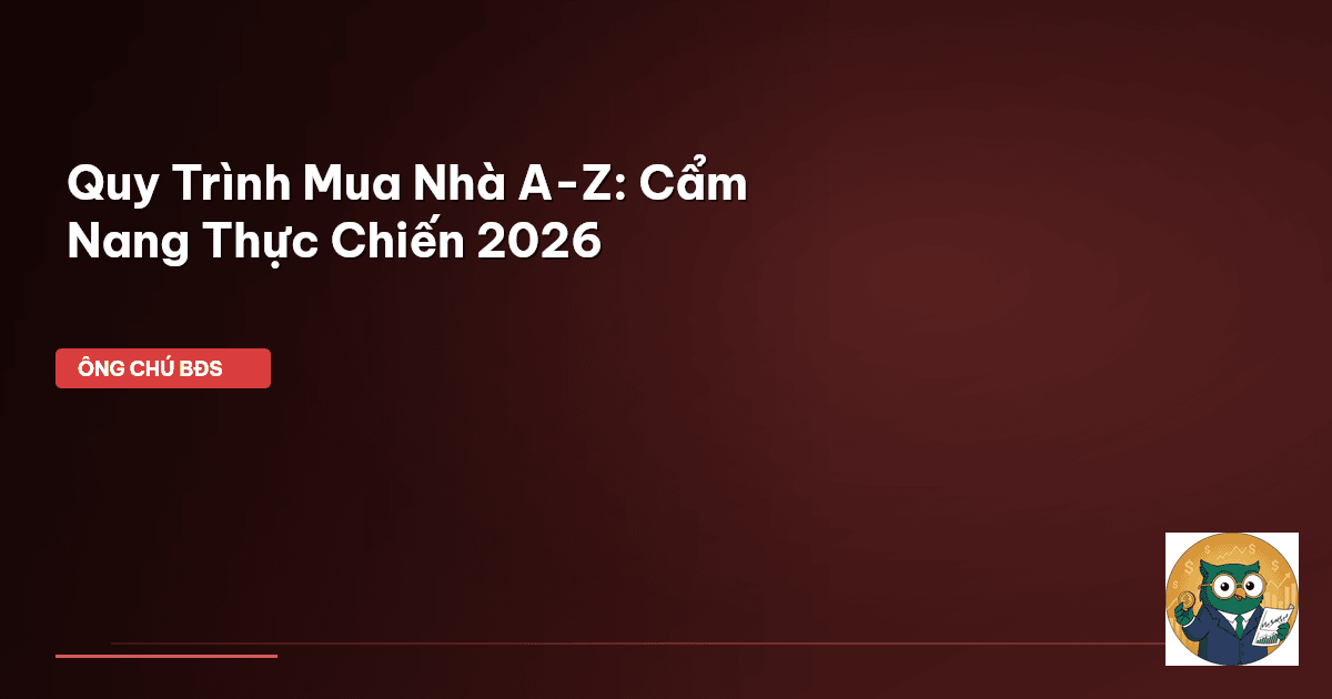quy trình mua nhà