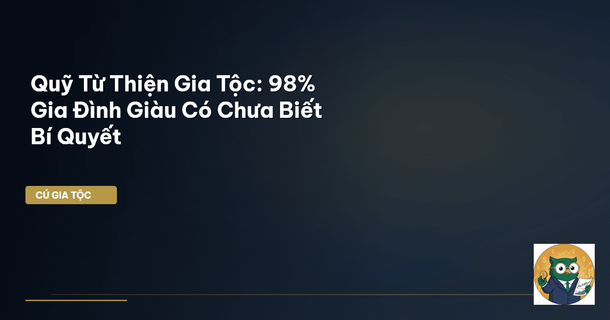 quỹ từ thiện gia tộc