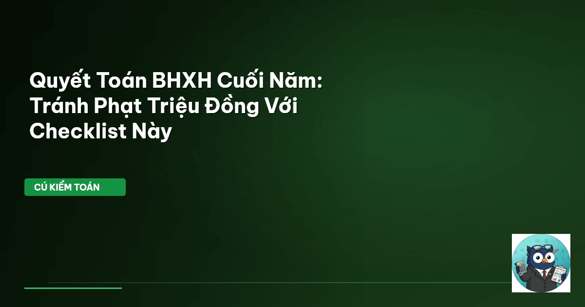 quyết toán bhxh