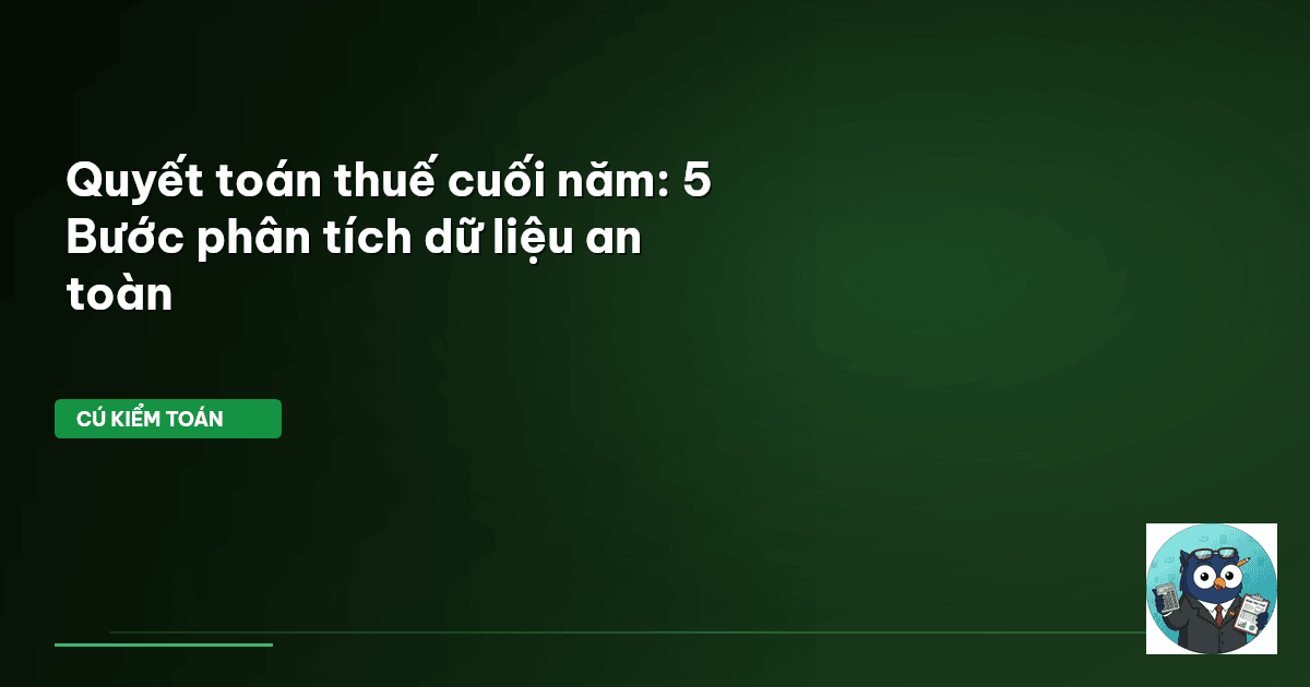 quyết toán thuế cuối năm