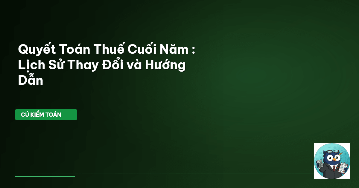 quyết toán thuế