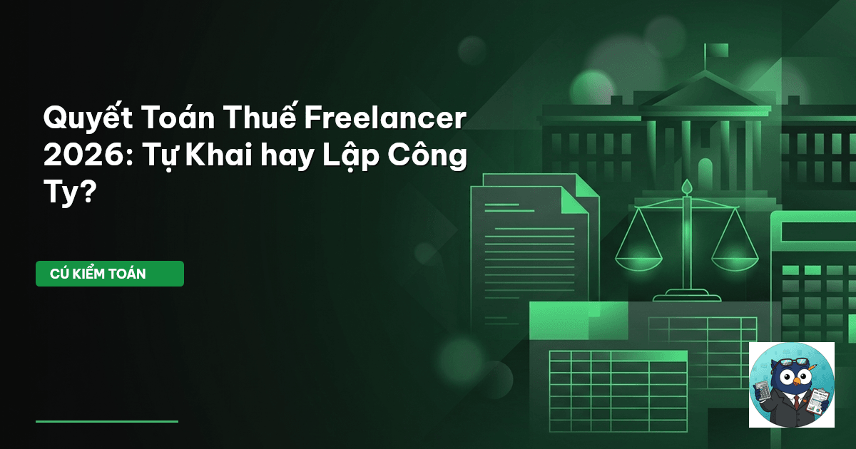 Quyết Toán Thuế Freelancer 2026: Tự Khai hay Lập Công Ty?