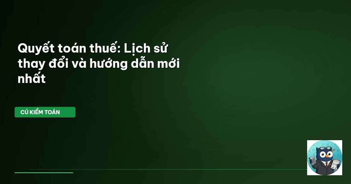 quyết toán thuế