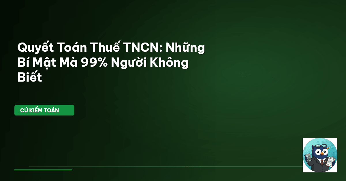 quyết toán thuế TNCN