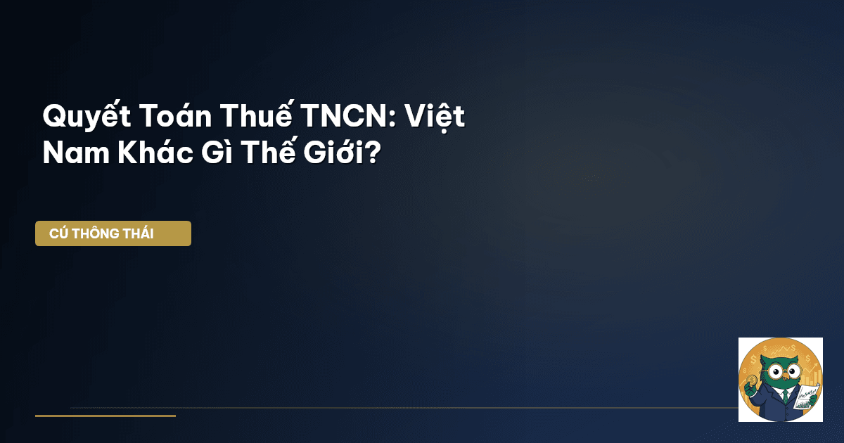 Quyết Toán Thuế TNCN: Việt Nam Khác Gì Thế Giới?