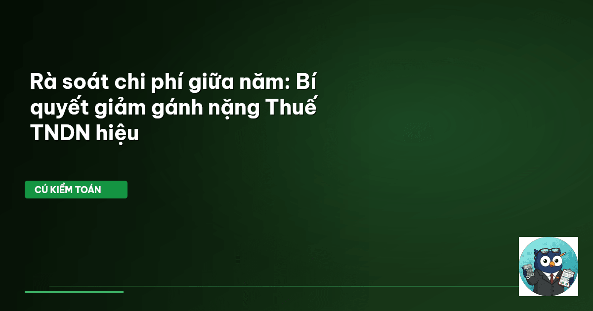 rà soát chi phí
