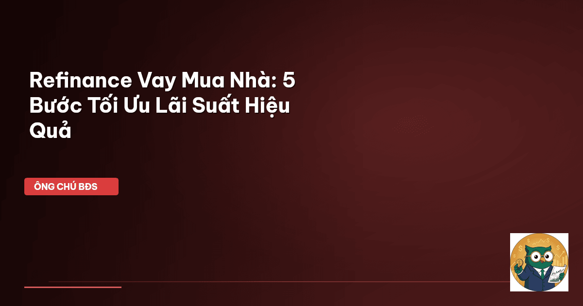 refinance vay mua nhà