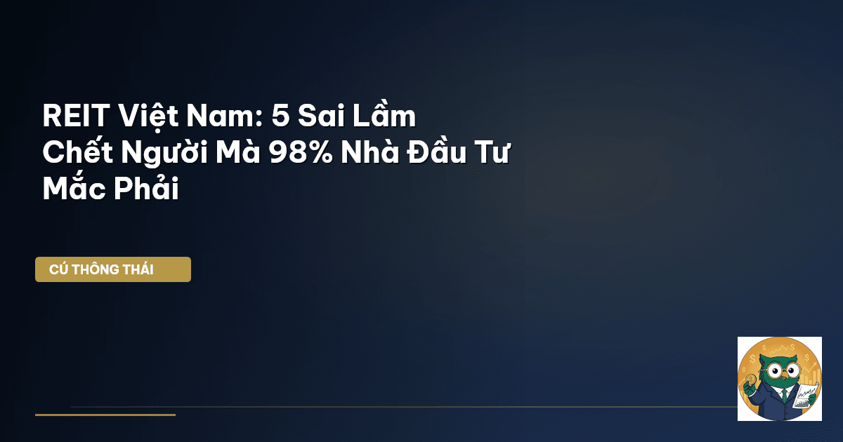 REIT Việt Nam: 5 Sai Lầm Chết Người Mà 98% Nhà Đầu Tư Mắc Phải