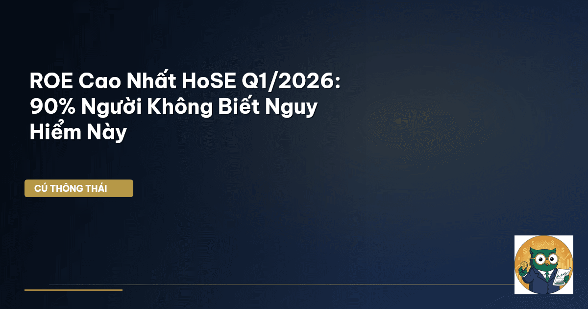 ROE Cao Nhất HoSE Q1/2026: 90% Người Không Biết Nguy Hiểm Này