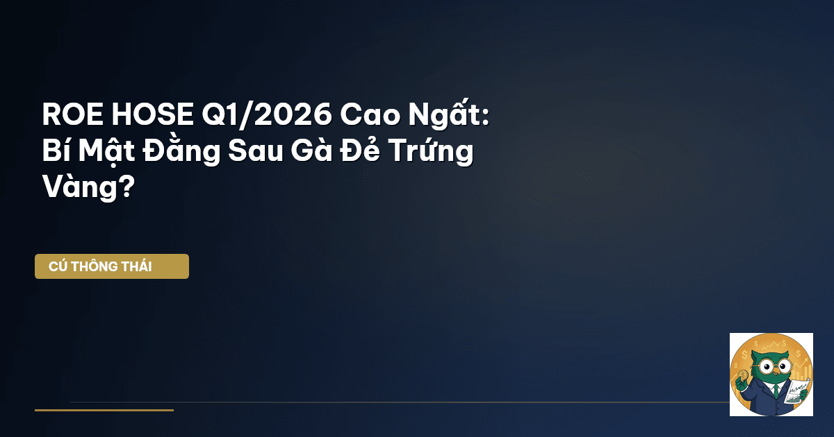 ROE HOSE Q1/2026 Cao Ngất: Bí Mật Đằng Sau ‘Gà Đẻ Trứng Vàng’?