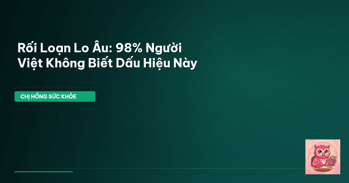 rối loạn lo âu
