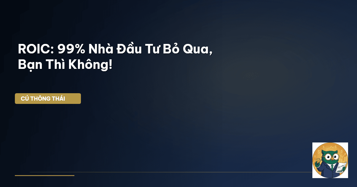 ROIC: 99% Nhà Đầu Tư Bỏ Qua, Bạn Thì Không!