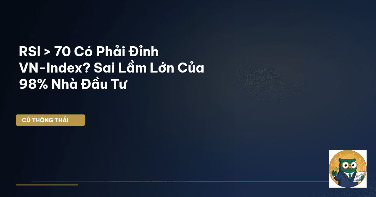 RSI > 70 Có Phải Đỉnh VN-Index? Sai Lầm Lớn Của 98% Nhà Đầu Tư