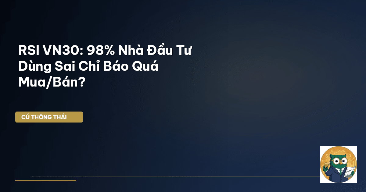 RSI VN30: 98% Nhà Đầu Tư Dùng Sai Chỉ Báo Quá Mua/Bán?