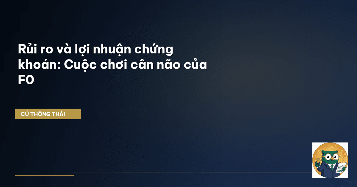 Rủi ro và lợi nhuận chứng khoán: Cuộc chơi cân não của F0
