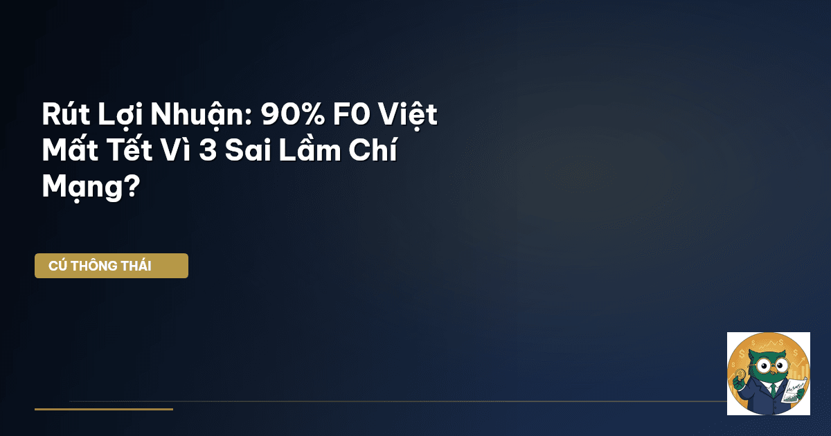Rút Lợi Nhuận: 90% F0 Việt ‘Mất Tết’ Vì 3 Sai Lầm Chí Mạng?
