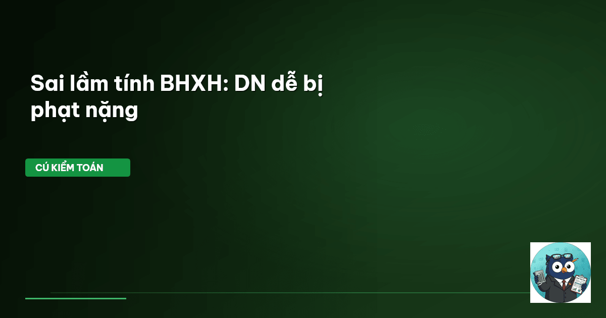 tính BHXH