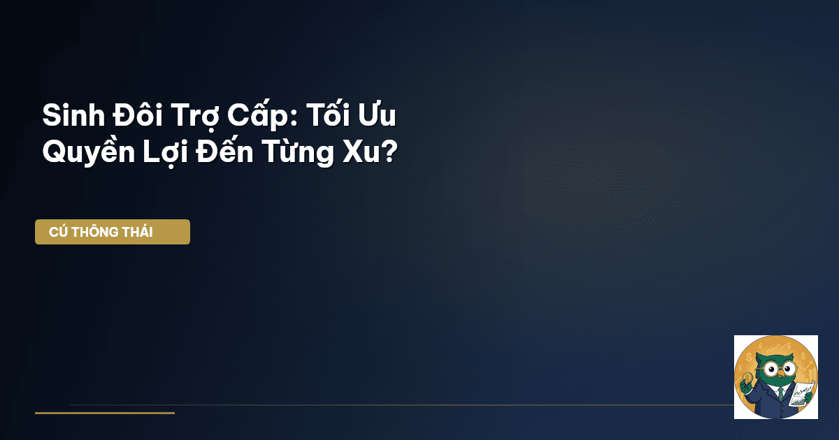 Sinh Đôi Trợ Cấp: Tối Ưu Quyền Lợi Đến Từng Xu?